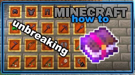 Unbreaking Enchantment in Minecraft