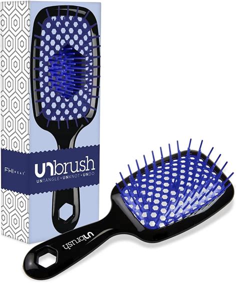 Unbrush detangling brush. This item: Unbrush Detangling Brush, Unbrush Detangling Hair Brush, Anti-Static Massage Paddle Brush With Flexible Bristle For Curly Wet Dry Hair Painless Combing (Black+Blue) $7.99 $ 7 . 99 ($7.99/Count) 