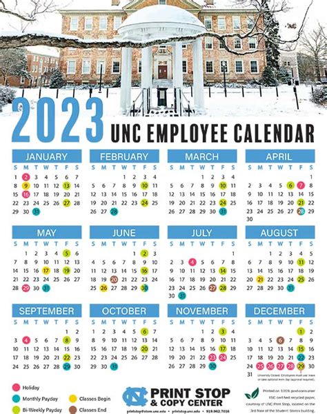 Unc Asheville Calendar