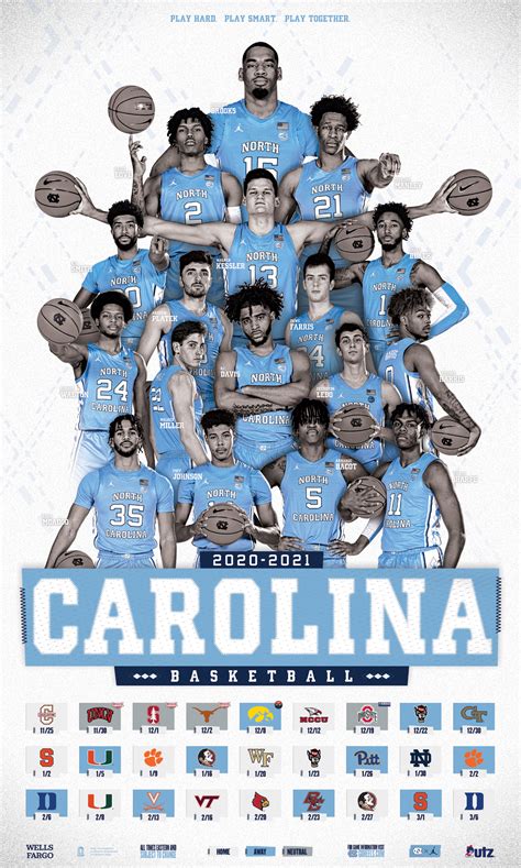 Unc Calendar 2021 Customize and Print