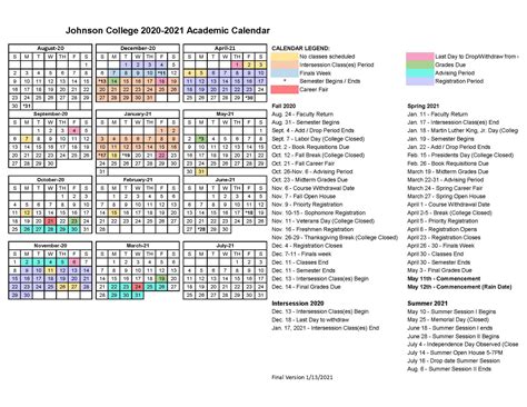 Uncfsu Academic Calendar