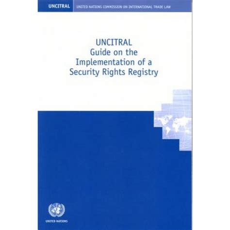 Uncitral guide on the implementation of a security rights registry. - Matchbox toys 1947 2007 identification and value guide 5th edition.