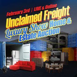 About our service Find nearby unclaimed freight auctions. Enter a location to find a nearby unclaimed freight auctions.. 