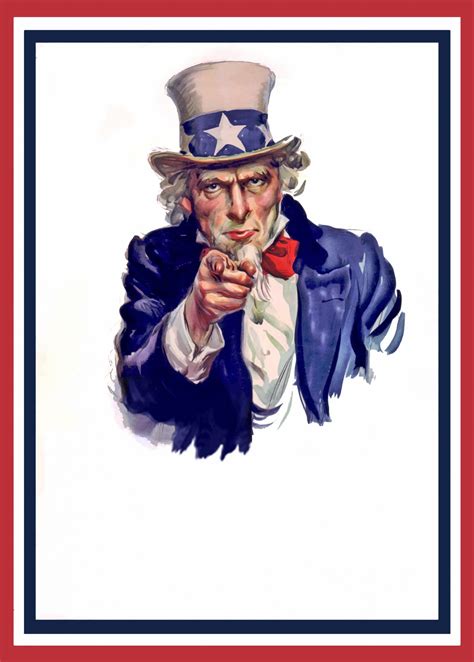 Uncle Sam Poster Template