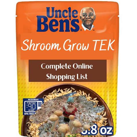 Today, I am trying the Uncle Ben's Tek for growing mushrooms for the first time. This method is popular because you do not have to have a pressure cooker or sterilze any grains. It is also a lot cheaper than other methods.