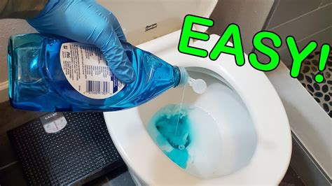 Apr 29, 2022 · Using Dish Soap. If pouring hot water isn’t working, you can use some dish soap for the clogged toilet. Pour about a quarter of the dish soap into the toilet bowl. Allow the dish soap to sit for about 15-20 minutes so that it has time to move down from the bowl to the drain and near the clog. . 