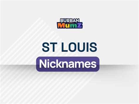 Uncommon nicknames for St. Louis