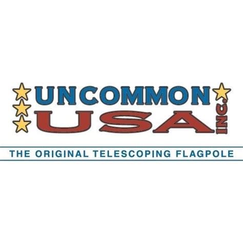 Uncommon usa. The sight of a flag waving in the wind, rising high above the land, is one of the most inspiring sights around. Let Uncommon USA Inc bring this vision to your home or business with our top-of-the-line, high-quality flags and flagpoles. We have poles of all sizes to fit your needs, from small diagonal wall-mounts to uprights up to 200 feet tall! 