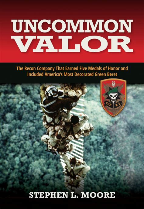 Read Online Uncommon Valor The Recon Company That Earned Five Medals Of Honor And Included Americas Most Decorated Green Beret By Stephen L Moore