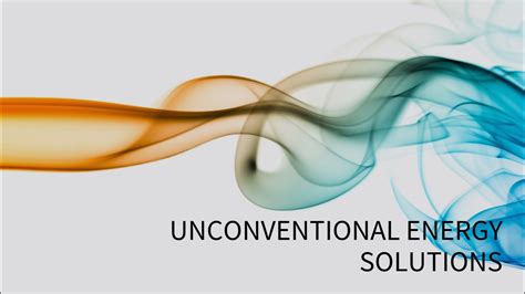 Unconventional Solutions Definition