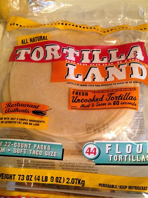 The Tortilla Land Organic Uncooked Tortilla is priced at $6.99. Unit price is 19.4 cents/tortilla. Item number 929470. Inventory and pricing at your store will vary and …. 