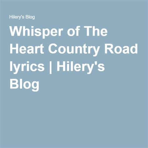 Uncover the Enchanting Journey of Whisper of the Heart's Country Road Lyrics