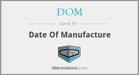 Uncover the Secrets of Manufacture Date Abbreviations