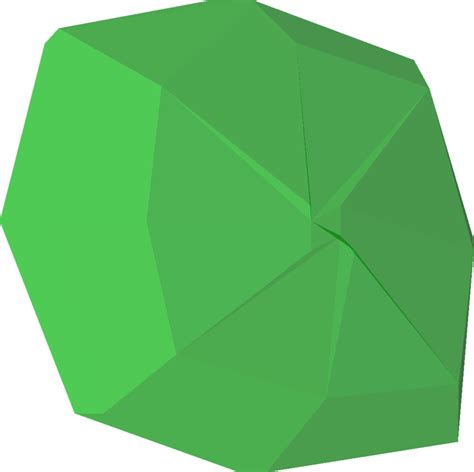 Emerald is used as one of the tiers of post count badges on the official Runescape Forums. Players need to have made 50,000 posts to be given the emerald badge. Emeralds are precious gems used mainly in Crafting. They can be cut from uncut emeralds with a chisel at level 27 Crafting, yielding 67.5 experience.. 