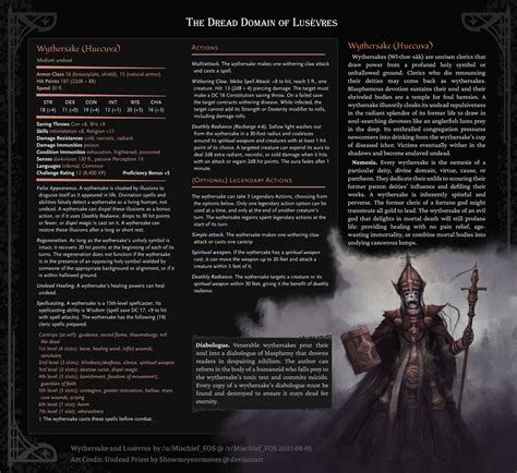 Undead encounters for a high level party : r/DnD - reddit