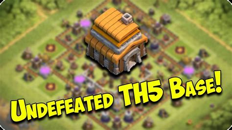Undefeated th5 base. One Stop Destination for all your Clash of Clans Base Designs. Here you can Download and Build latest WAR, FARMING, HYBRID and TROPHY Layouts of all Town Hall Levels. We include anti 1 star, 2 star, 3 star base designs for wars and builder hall bases. Not only that we also have anti golems, dragons, valks, etc. layouts. 