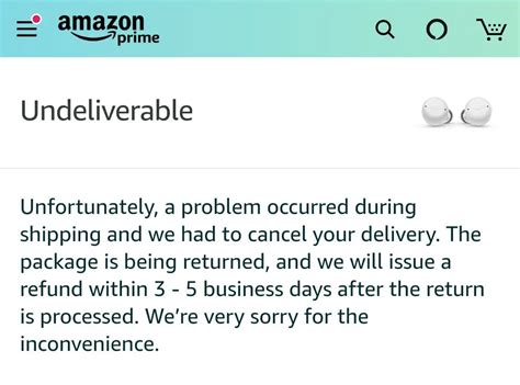 Undeliverable amazon. Jan 6, 2024 · A rejected delivery occurs when a package is delivered to the correct address but is refused by the recipient. Typically, this involves a package that requires authentication. If the recipient declines to sign for the package, it will be returned undeliverable. A rejected delivery must eventually be returned to Amazon. 