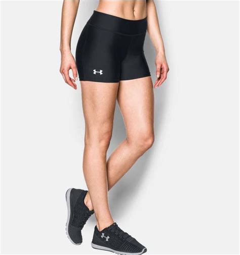 Under Armour Spandex Shorts Womens Large Black Blue …