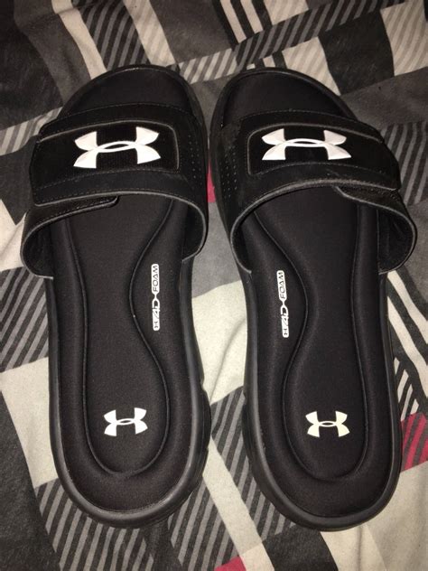 Shop Under Armour for Women's UA Ansa Graphic Slides. ... Show previous slide Show next slide. Best Seller. View Photos (6) A New Way To Score More. Introducing UA Rewards. ... Fixed strap with added foam underneath for an extra comfortable fit; Drop-in EVA footbed provides underfoot cushioning;. 