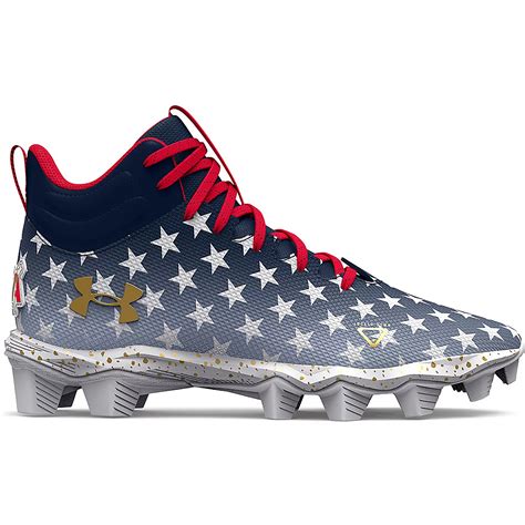 New. Boys' UA Spotlight Franchise 3 RM AA Jr. Football Cleats. $55.00. New. Boys' UA Spotlight Franchise 3 RM Wide Jr. Football Cleats. $50.00. Unisex UA HOVR™ Shakedown Track Spikes. $120.00. Shop Kids' Athletic Clothes, Shoes & Gear - Cleats & Spikes on the Under Armour official website.. 
