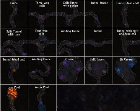Underdark dungeon maps.  One characteristic feature of the Underdark was that long- ...