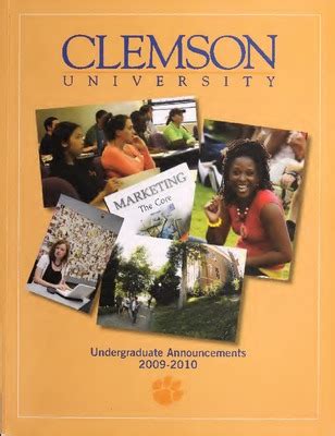 Undergraduate catalog clemson. Mar 6, 2024 · The Clemson University Undergraduate and Graduate catalogs are published annually by the Registrar’s Office. The catalogs give a general description of Clemson University and provide prospective and current students with detailed information about university policies, procedures and requirements; the various colleges and departments within the University; and the majors, minors, certificates ... 