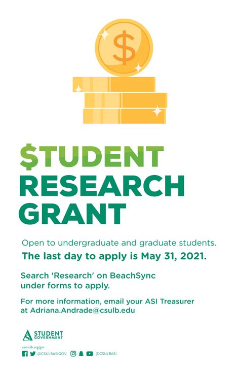 These undergraduate research experiences enhance students' preparedness and competitiveness for future employment and the pursuit of advanced degrees. ... Find funding and learn about opportunities to present and publish your research. Student Resources. Previous Slide Next Slide. Research Scholars. Apply by August 11th, 2023.. 