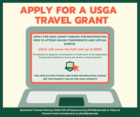 There are two categories of travel grants that are awarded on a limited basis: Domestic Travel Grant: $300.00 USD granted to graduate and undergraduate students .... 