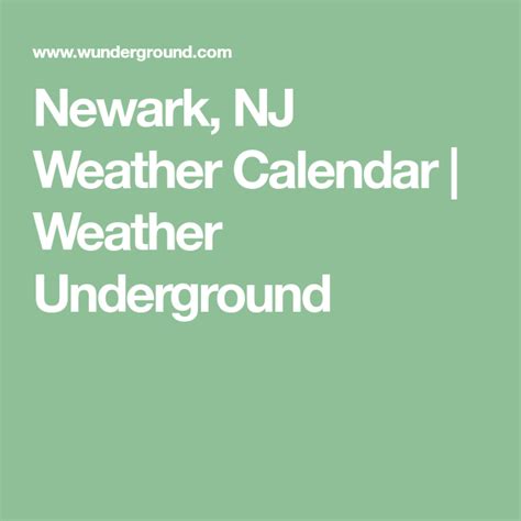 Underground weather newark nj. Things To Know About Underground weather newark nj. 