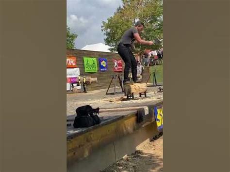 Underhand Chop Deerfield Fair 2024 Timbersports - YouTube