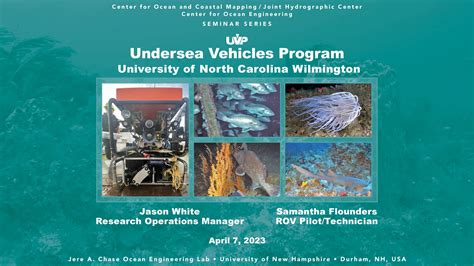 Undersea Vehicles Program, University of North Carolina …