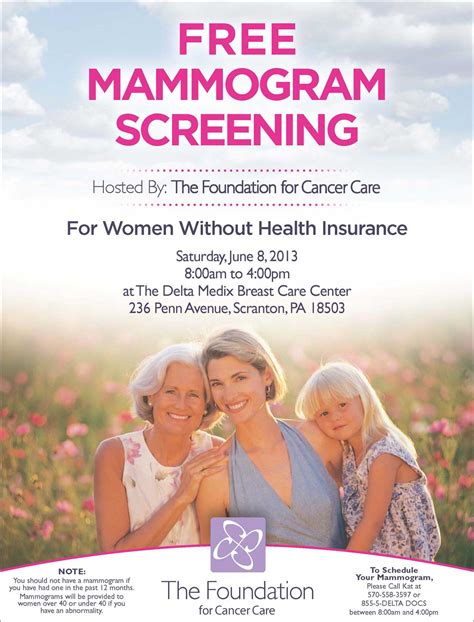 Underserved woman to get access to free mammograms and Pap smears
