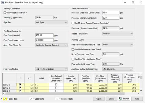 Understanding Automated Fire Flow Results OpenFlows Hydraulics and