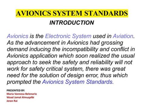 Understanding Avionics System Interactions