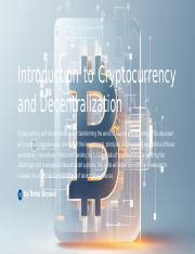 Understanding Cryptocurrency Decentralization