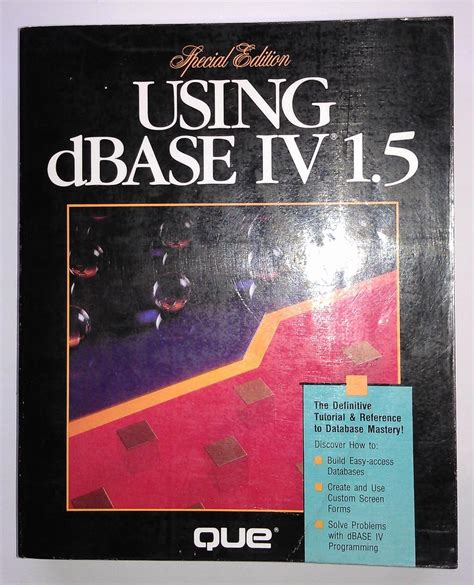 Understanding Dbase Iv Special Edition