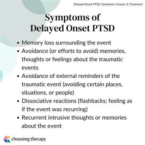 Understanding Delayed Onset PTSD Taking Steps Toward Healing