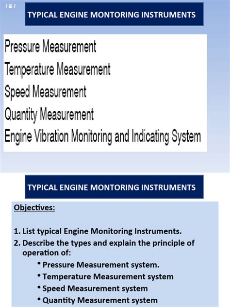 Understanding Engine Monitoring Instruments