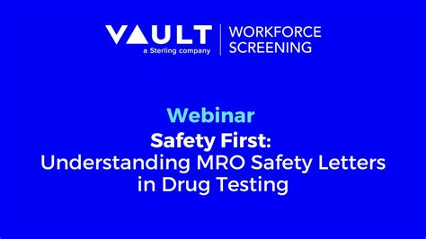 Understanding MRO Safety Letters in Drug Testing