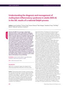 Understanding Multisystem Inflammatory Syndrome MIS in Adults