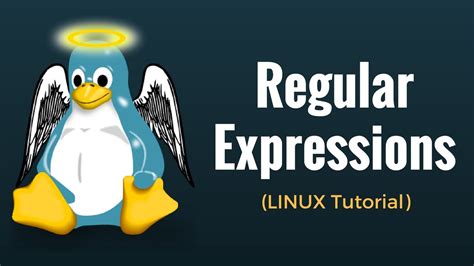 Understanding Regular Expressions - Linux Tutorials