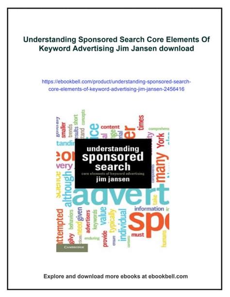 Understanding Sponsored Search