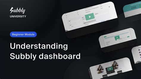 Understanding Subbly dashboard Subbly University