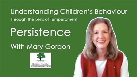 Understanding Temperament: Persistence