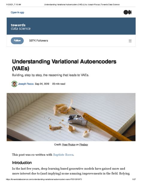 Understanding Variational Autoencoders Vaes By Joseph Rocca Towards Data Science