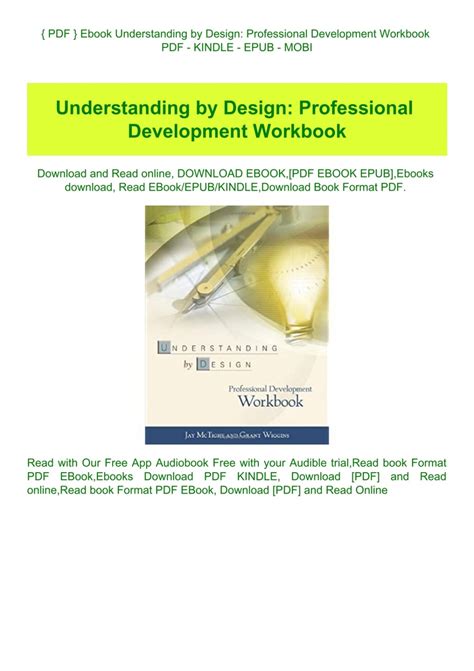 Understanding by design professional development workbook pdf.  Development Work...