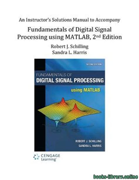 Understanding digital signal processing 2nd solution manual. - La finalité dans la physiologie de galien.