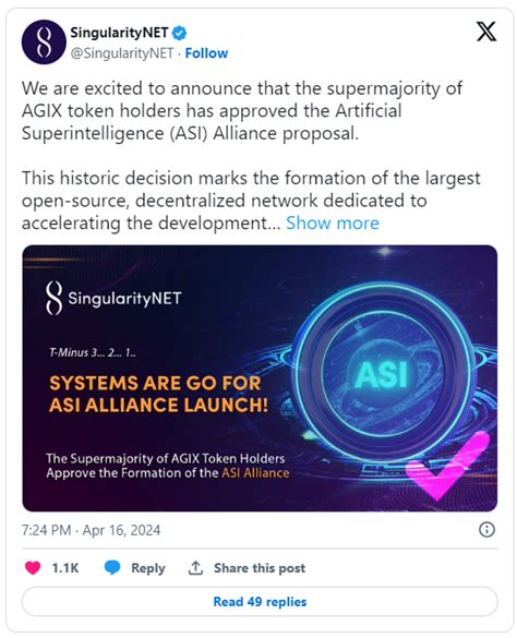 Understanding the ASI Token Merger and Its Objectives