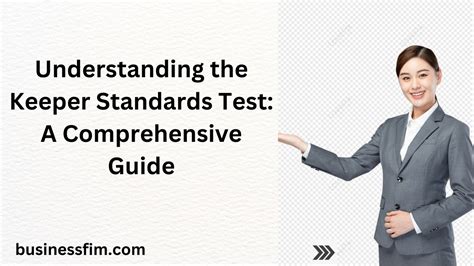Understanding the Keeper Standard Test A Comprehensive Guide Bullet
