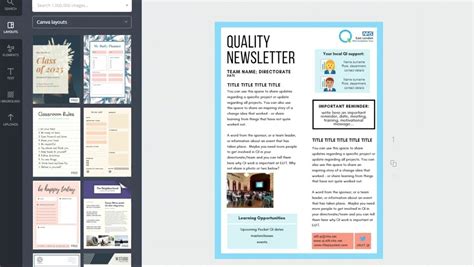 Understanding the Parts of a Newsletter Layout